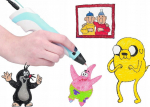 Nulaxy printer pen 3D for children blue