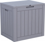Storage box PORTOLA 56x43xH53cm/118L, beige plastic