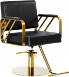 Activeshop Gabbiano Genua hairdressing chair gold black