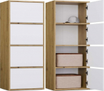 TOP E SHOP ALMA CHEST OF DRAWERS ARTISAN OAK/WHITE