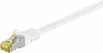 Wentronic RJ45 Patch Cord CAT 6A S/FTP (PiMF), 500 MHz, with CAT 7 Raw Cable, white