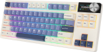 ROYAL KLUDGE RK S85 White Night Gaming Keyboard Beige switch