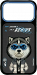 Case Nimmy Cool&Cute 2.0 Wolf do iPhone 17 Pro Max czarny