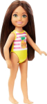 Mattel Barbie: Club Chelsea Beach Doll with Brown Hair (JBG72)