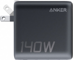 Anker Charger 140W PD3.1 kabel USB-C LED Czarna