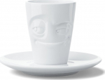 FIFTYEIGHT PRODUCTS FIFTYEIGHT Espresso Mug With handle 80ml - Mischievous white