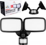 Maclean Wall lamp LED, Sensor PIR MCE524B 20W, 1500lm, IP65. neutral white 4000K, czarna