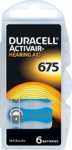 Duracell Hearing 675 (A675) Blister Pack 6pcs