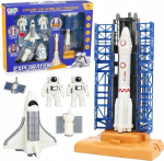LeanToys Space Set Cosmonauts Launch Tower Rocket Shuttle