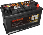Akumulator AGM automobile START-STOP POWERBAT L4 12 V 80 Ah