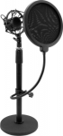 Omnitronic MSP-1 Microphone stand with shock mount and pop filter 60006024