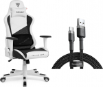 Armchair SENSE7 Spellcaster Senshi Edition white + kabel usb