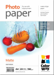 Colorway Matte Photo Paper | 190 g/m&sup2; | A4