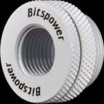 Bitspower Housing bushing connection straight G1/4 Zoll IG auf G1/4 Zoll IG - wei&szlig;