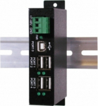 Exsys EX-1163HMS-WT - Hub - 4 x USB 2.0 - an