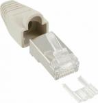 InLine Plug RJ45 8P8C, szary 100 szt (74590)