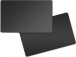 ZEBRA CARD FOOD SAFE PVC 30 MIL, 500 BOX BLACK/BLACK MATTE