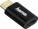 Adapter USB Hama USB-C - MicroUSB Czarny (001783990000)