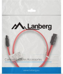 Lanberg SATA - SATA, 0.5m, Red (CA-SASA-10CU-0050-R)