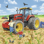 Ravensburger pusle 3x49 tk: Suured t&ouml;&ouml;masinad