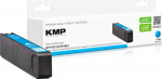 KMP Patrone HP 973X (F6T81AE) cyan 7000 S. Hybrid chip refilled