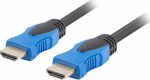 Cable Lanberg HDMI - HDMI 20m niebieski (CA-HDMI-20CU-0200-BK)