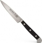 G&uuml;de Alpha paring knife 10 cm POM black 1764/10