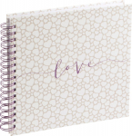 Hama Romance Spiral-Album 28x24 40 white Pages Wedding 3832