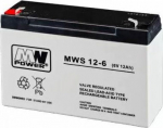MPLPOWER Lead acid battery VRLA AGM 6V/12Ah