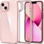 Kaitse&uuml;mbris Ultra Hybrid, Apple iPhone 13, roosa / l&auml;bipaistev, Spigen