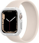 Kaitse&uuml;mbris Rugged Armor, Apple Watch Series 9 / 8 / 7 / SE (2024/2023/2022) / SE / 6 / 5 / 4 (45mm / 44mm), valge, Spigen