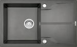 Sink Deante .ANDANTE ANTHRACITE METALLIC GRANITE 1K Z/O 780X490X194+SPACE SAVER