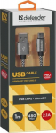KIN Defender USB AM-MICRO BM 1.0m 2.1A White