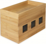 LogiLink Cable Box bamboo - organizer cables Cable Box LogiLink 255x140x165mm bamboo