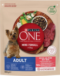 PUI PURINA One Mini Adult Beef, Rice - Dry Dog Food - 800 g