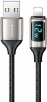 Cable USB Usams USB-A - Lightning 1.2 m Czarny (6958444975405)
