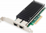 Digitus | 10Gbps Dual Port Ethernet Server adapter PCIe X8, Intel X540 BT2 | DN-10163