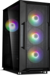 Zalman i3 Neo ATX Mid Tower RGB Case 4x Fan Black - Tower - ATX