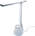 Valgusti TIROSS TS-1818 valge, kirjatarvikute hoidikuga, 48SMD LED puutetundlik, 7W, 400lm