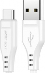 Kabel USB Acefast USB-A - USB-C 1.2 m White (6974316280873)