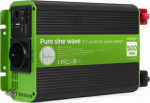 Gembird 12V on 230V Clean sinus 500W - Przetwornica 12V/230V 500W/1000W czysty sinus
