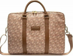 Guess notebook bag 16 inches GCube Stripes beige (GUE002884)