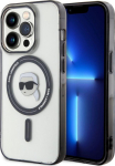 Karl Lagerfeld Ring Stand Karl Head MagSafe Back Case for Apple iPhone 15 Pro Max