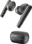Poly HP Voyager Free 60+ UC Carbon Black Earbuds +BT700 USB-C Adapter +Touchscreen Charge Case | Svart