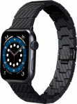 Pitaka Pitaka Carbon fiber strap, black - AW Ultra 2/1(49mm) 9/8/7 (45mm)/6/SE/5/4 (44mm)/3/2/1 (42mm)