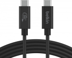 Belkin Usb Cable 2 M Usb4 Gen 2X2, Usb C Black