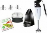 UNOLD ESGE wand Petticoat Edition 99205, blender, 1.5 m, 180 W, Schwarz, Wei&szlig;
