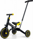 Milly Mally Bike Ride On - Bike 4w1 OPTIMUS PLUS Black