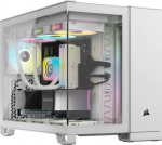 CORSAIR Geh mATX 2500X LINK Tempered Glass White