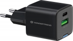 CONCEPTRONIC Ladeger&auml;t 2Port GaN USB-C/-A 20WPD3.0/PPS sw